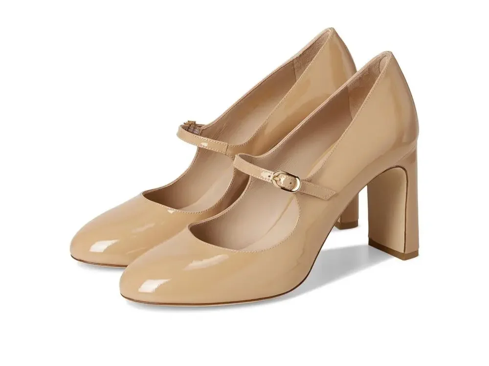 STUART WEITZMAN WOMENS BABETTE MARY JANE 85 ADOBE 6 MEDIUM